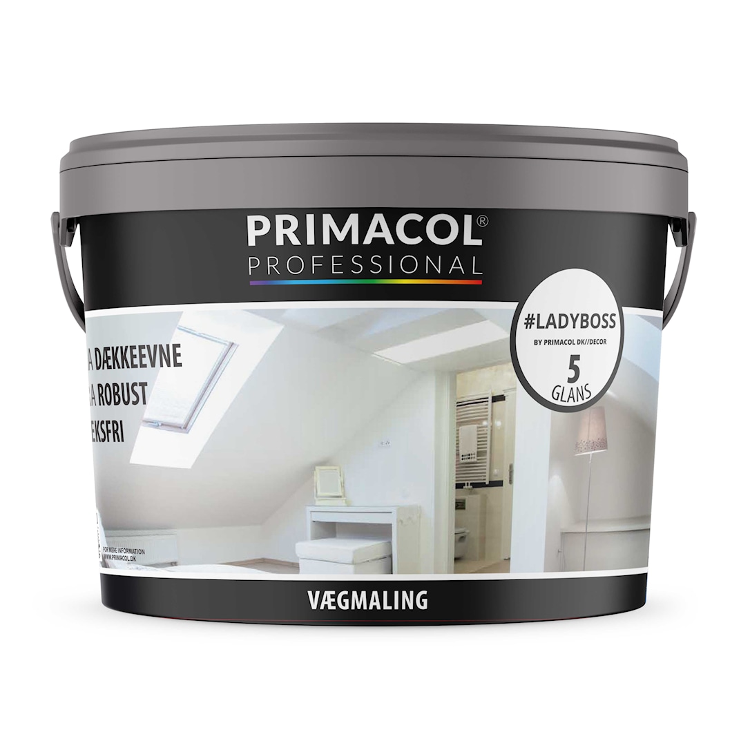 Vægmaling: Ladyboss Rosa