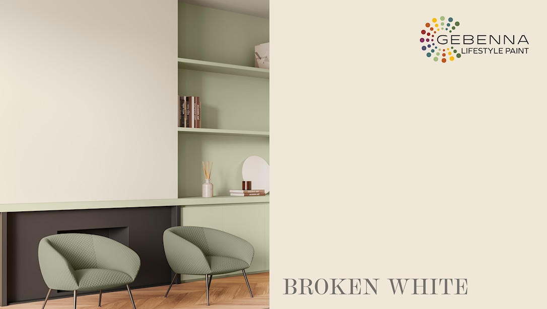 Storkøb: Vægmaling Glans 10 Broken White 5 x 9 liter