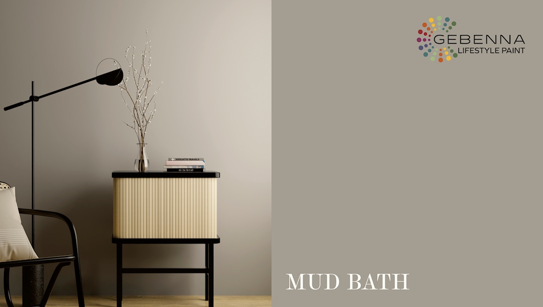 Gebenna Vægmaling: Mud Bath Farveprøve