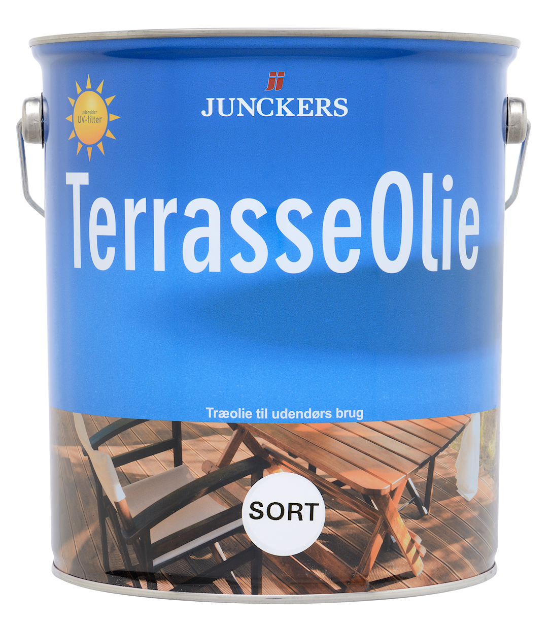 2: Junckers Terrasseolie Sort 5 liter