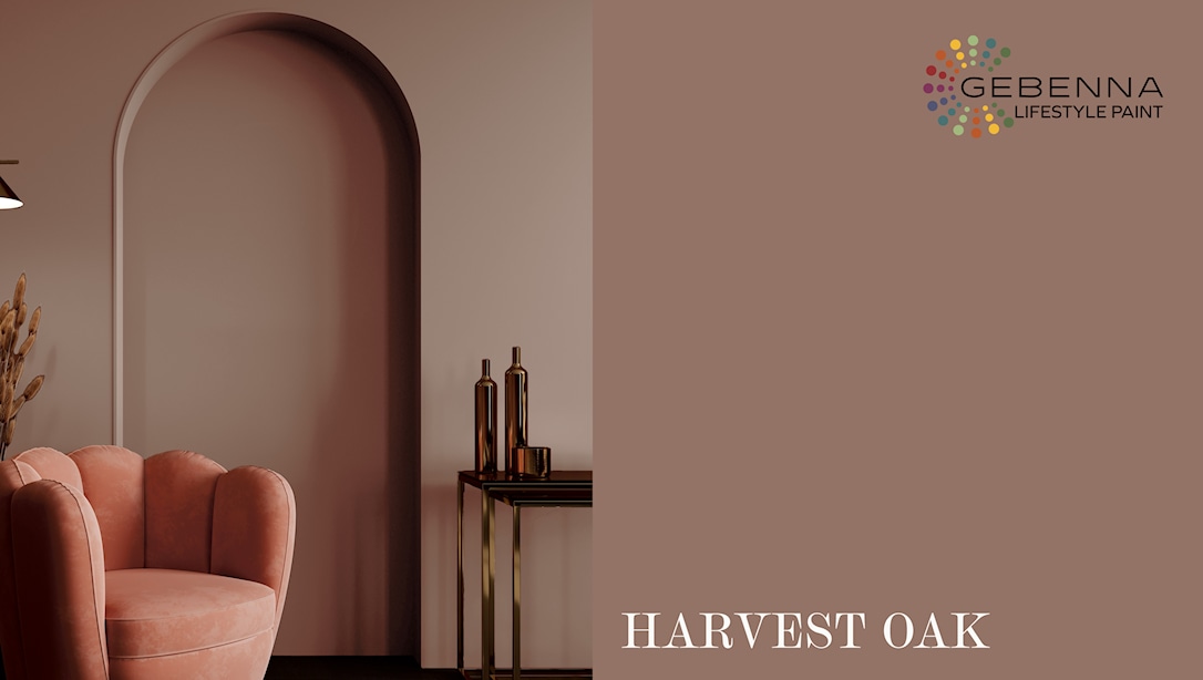 Gebenna Vægmaling: Harvest Oak Farveprøve