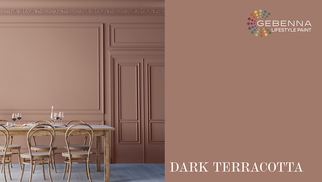 Gebenna Vægmaling: Dark Terracotta Farveprøve