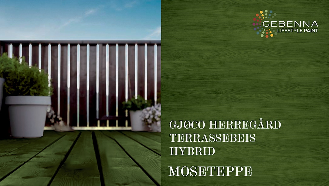Billede af Gjøco Hybrid Terrassebeis: Moseteppe 2,7 liter