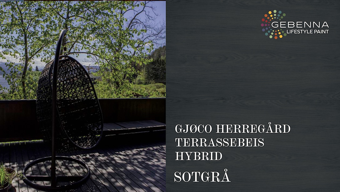 Se Gjøco Hybrid Terrassebeis: Sotgrå 2,7 liter hos Gebenna.com