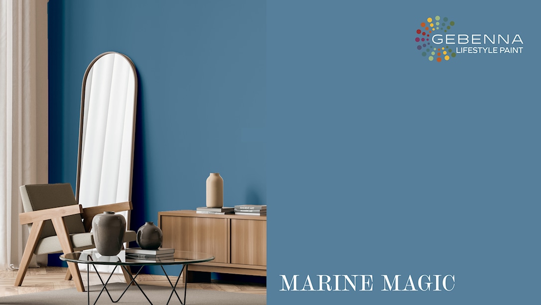 Gebenna Vægmaling: Marine Magic Farveprøve