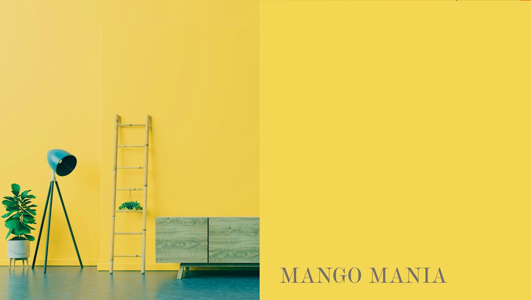 Gebenna Vægmaling: Mango Mania Farveprøve