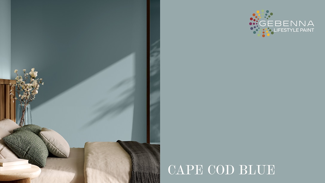 Gebenna Vægmaling: Cape Cod Blue Farveprøve