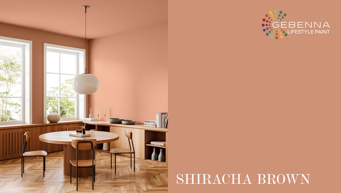 Gebenna Vægmaling: Shiracha Brown Farveprøve